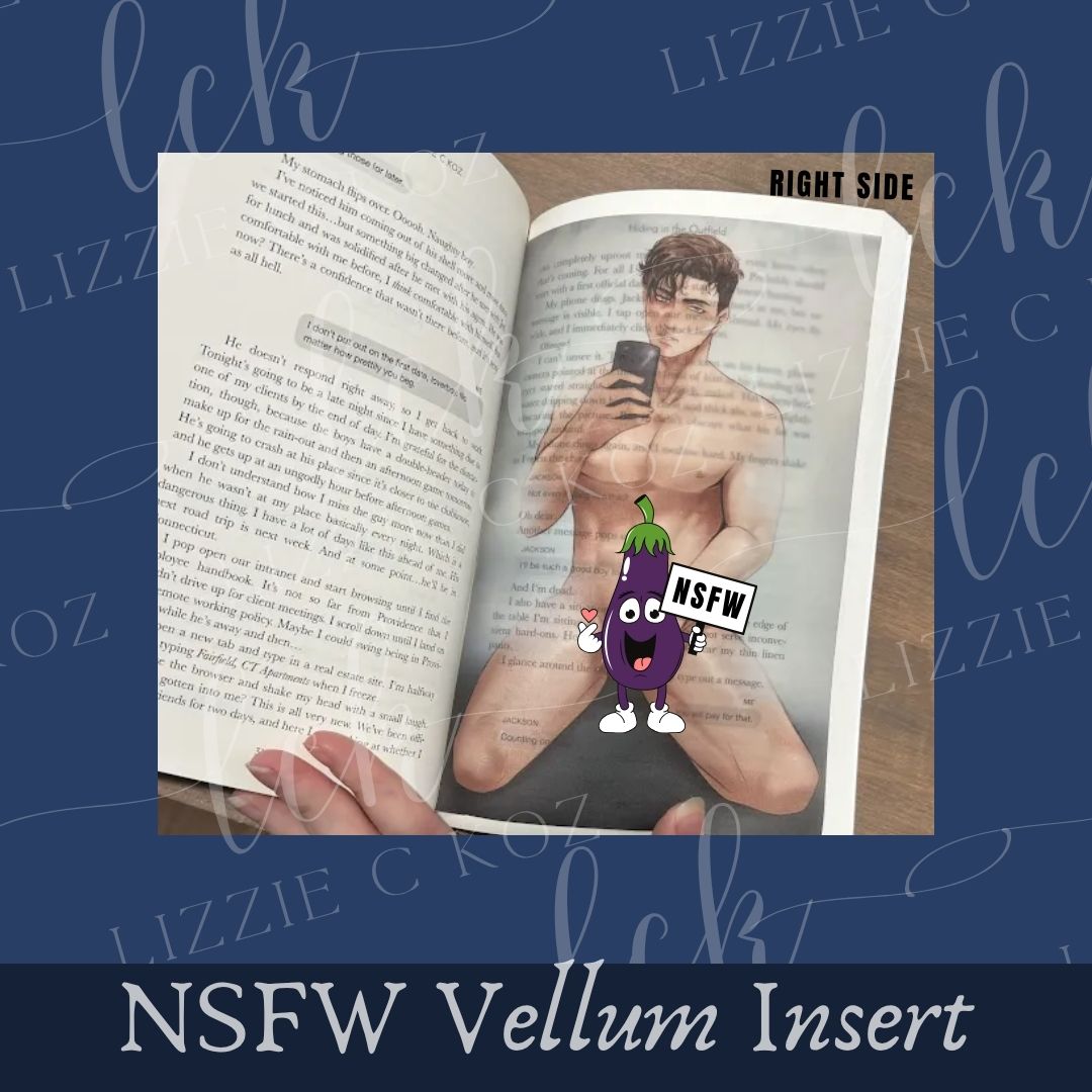 Hiding in the Outfield NSFW Vellum Insert